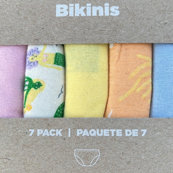 Old Navy Bikinis Underwear 7 Pack for Girls Large - Picture 2 of 8